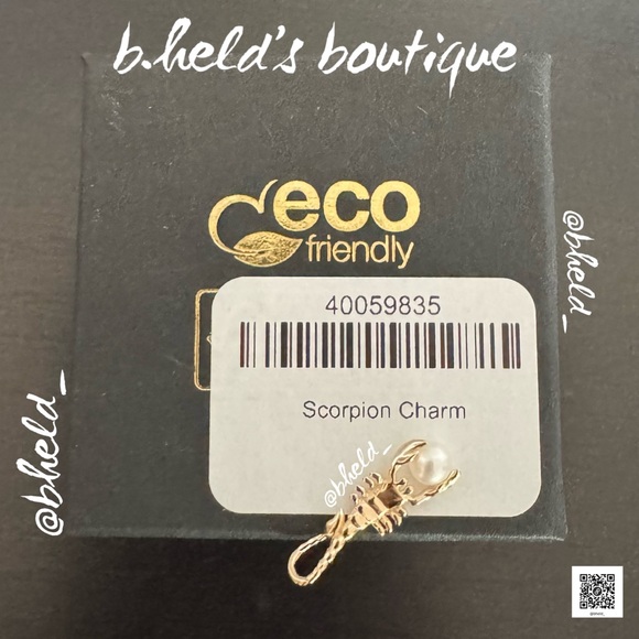 Catbird Jewelry Little Scorpion Charm Solid 14K Gold Pearl Limited Edition NWT - Picture 15 of 17